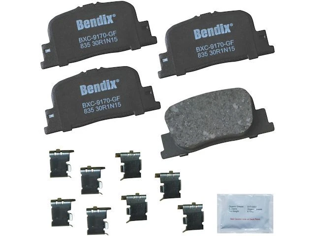 For 2000-2001 Lexus ES300 Brake Pad Set Rear Bendix 42894VDZZ - Image 1 of 2