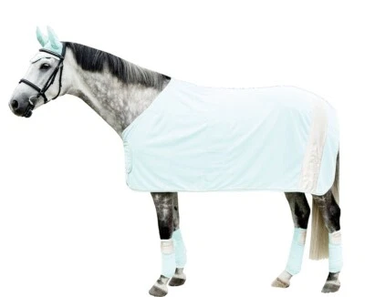 HKM Abschwitzdecke Exclusive-Spring * Fleecedecke Pferdedecke 165cm * B-WARE - Bild 1 von 2