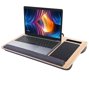 Lap Table for Adult w/Cushion US Laptop Lap Desk Computer Adjustable Home Office - Picture 1 of 9