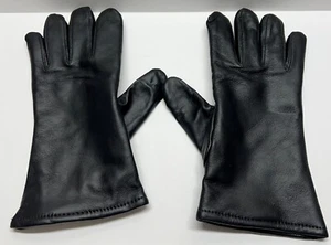 Militär schwarze Leder Winterhandschuhe Unisex Größe 10 - Bild 1 von 3