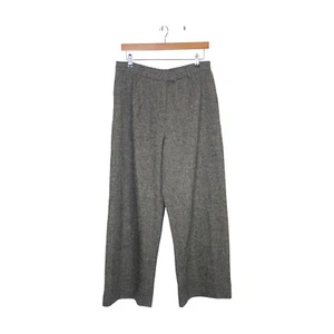 Etro Wide Leg Wool Pants Size IT 48 AU 16 Brown 4 Pockets High Waist - Picture 1 of 9