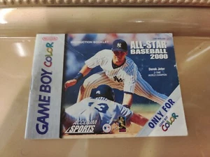All-Star Baseball 2000 Nintendo Game Boy Color Instruction Manual Booklet - Picture 1 of 1
