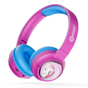 Auriculares inalámbricos Contixo KB6 para niños con micrófono sobre la oreja Bluetooth plegables - Imagen 1 de 32