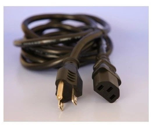 AMERICAN LEAD, US, USA, NEMA, POWER LEAD. NEMA PLUG TO IEC KETTLE SOCKET 2M - Image 1 of 1