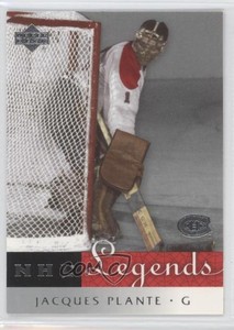 2001-02 Upper Deck Legends Jacques Plante #33 HOF