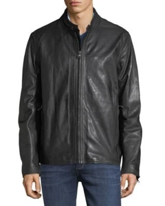 Andrew Marc Rhinecliff Genuine Leather Jacket, Stand collar, Large, $580 NWT - Picture 1 of 4