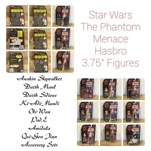 Hasbro Star Wars Episode 1 Comm Talk Chip Figures New Sealed Choose Select Model - Picture 1 of 27