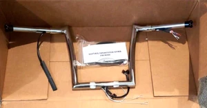 12" x 1.5" Pre Wired MeatHook Ape Hanger Handlebar Kit READ - Picture 1 of 5