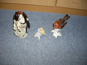 2x göbel vögel +1x ens -manifaktur volksstedt vogelpärchen - Bild 1 von 8