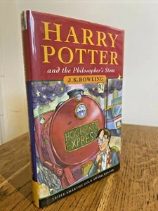 Harry Potter and the Philosopher's Stone by J. K. Rowling UK 1st/27th HB - VGC - Imagen 1 de 7