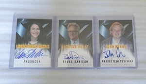 X-MEN THE MOVIE TOPPS AUTOGRAPH CARDS LOT - DONNER, KELLY, MYHRE (2000) - Picture 1 of 2