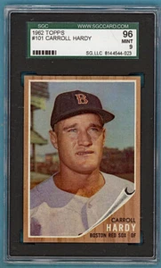 1962 Topps Carrol Hardy – #101 SGC 96! Mint! 9! Red Sox! - Picture 1 of 2