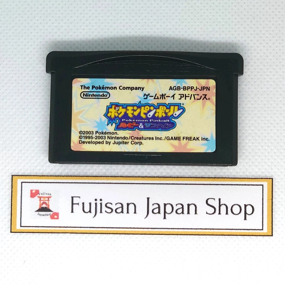 Pokemon Pinball Ruby & Sapphire GBA Nintendo Game Boy Advance Game Japan Version - Image 1 of 1
