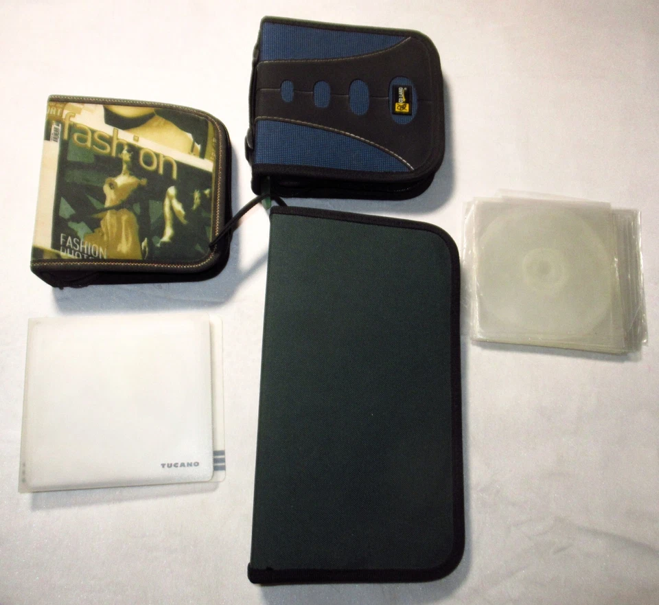 Borse Raccoglitori album per CD dischi DVD piccoli e grandi bustine trasparenti - Immagine 1 di 1