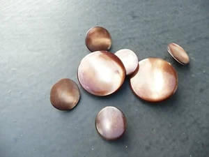 7 boutons ancien en nacre irisé - Imagen 1 de 3