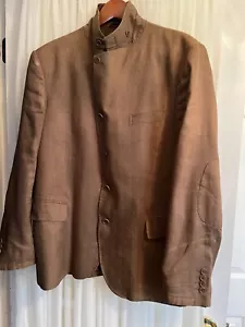 John Varvatos Mainline Collection Olive Men Blazer Jacket Convertible Gradient - Picture 1 of 9