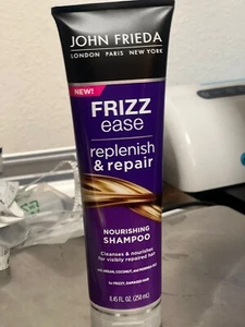 (Lot of 2) JOHN FRIEDA Frizz Ease Replenish & Repair Shampoo, 8.45 fl oz Each - Picture 1 of 3