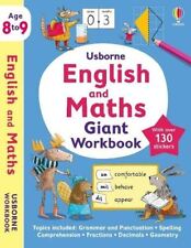 Usborne English and Maths Giant Workbook 8-9 by Usborne