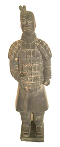 Estatuilla de guerrero de terracota chino hecha a mano - Imagen 1 de 24