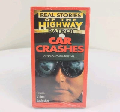Car Crashes -  Real Stories Of The Highway Patrol (1995 VHS) NEW Sealed Foto 1 de 4