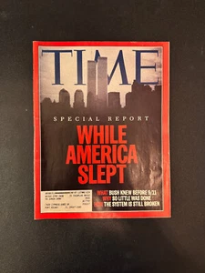 MAY 27 2002 TIME MAGAZINE WHILE AMERICA SLEPT SPECIAL EDITION 9-11 - Picture 1 of 1