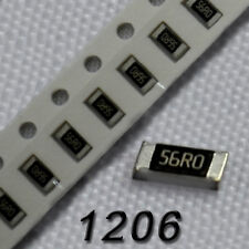 50 SMD Résistances Résistance Conception 1206 1% 1/4W Valeurs au Choix 0,25W