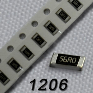 50 SMD Widerstände Widerstand Bauform 1206 1% 1/4W Werte WÄHLBAR 0,25W Resistor