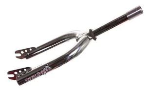 Horquillas rígidas para bicicleta/bicicleta listas para carreras de 14"" con dirección roscada de 1"" - plateadas - Imagen 1 de 4