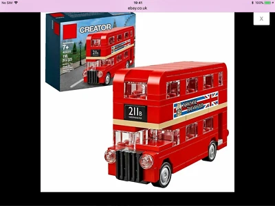 211)............Lego 40220.      London Bus..  Age 7+ - Image 1 of 2