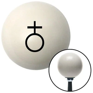 Black Earth Ivory Shift Knob USA Shifter Auto Manual Custom Brody drag street si - Picture 1 of 7