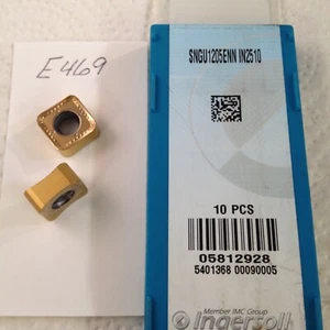 10 NEW INGERSOLL SNGU 1205 ENN. CARBIDE INSERTS. GRADE: IN2510  (E469) - Picture 1 of 1