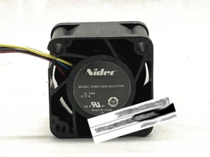 NIDEC 3828 3.8CM W38S12BS1B5-57A06 12V 0.77A violent high wind cooling fan - Picture 1 of 2