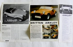 Arkley SS MG Midget Brochure Set Document PriceList JOB LOT x 3 - Picture 1 of 1