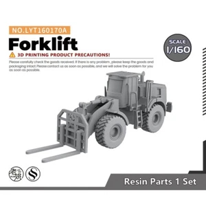 Yao's Studio N Scale Miniature Military Car Construction Vehicles Forklift Truck - Picture 1 of 3