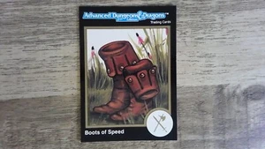 Tarjeta única TSR Advanced Dungeons & Dragons 1991 147 Boots of Speed - Imagen 1 de 2