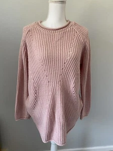 Womens Jumper Size 6 Pink Oversized Missguided - Picture 1 of 4