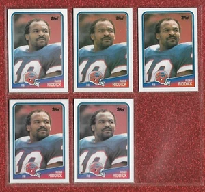Casi nuevo como nuevo o mejor (5) lote de tarjetas 1988 topps #223 Robb Riddick Bills - Imagen 1 de 1