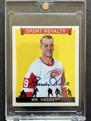 Gordie Howe Red Wings 2007 Upper Deck Sport Royalty Auto Autograph On Card - Image 1 of 4