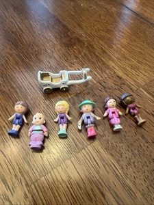 Polly Pocket Figure Lot Of 6 - Picture 1 of 4