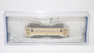 N Scale Bachmann No. 61098 Powered & Lighted Yellow Brill Trolley #36 - READ! - Picture 1 of 11