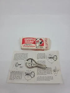 Caja de arpa Snoopy's de colección con arpa de mandíbula música trofeo Charlie Brown - Imagen 1 de 3