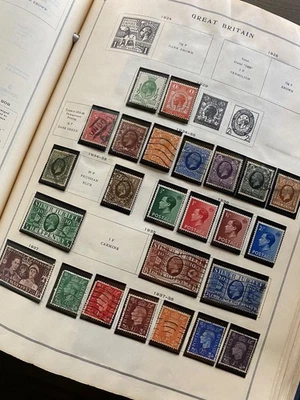 Worldwide Stamps Ghana-Guinea Scott International Album M&U Read Desc L-1587 - Image 1 of 4