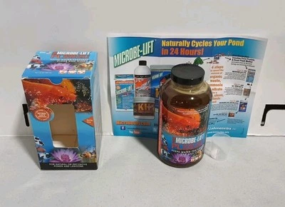 MICROBE-LIFT PL Pond Bacteria and Outdoor Water Garden Cleaner Safe for Live USA - Image 1 of 4