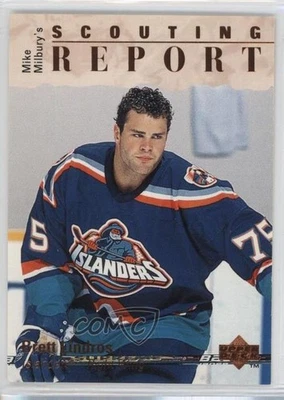 1995-96 Upper Deck Mike Milbury's Scouting Report Brett Lindros #257 - Image 1 of 2