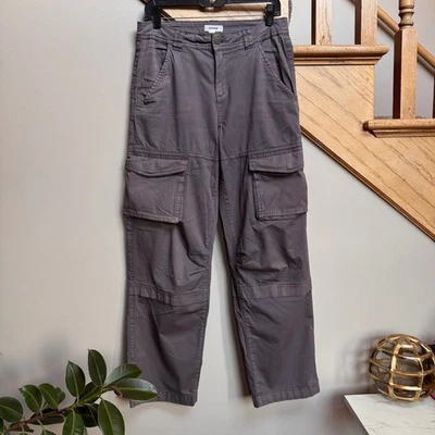 GARAGE Womens Cargo Pants 7 Cotton Utility Pockets Gorpcore Streetwear Outdoors - Image 1 of 4