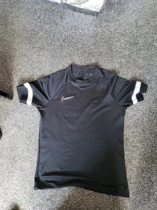 Nike Dri-fit T Shirt Size UK Medium Black/white - Picture 1 of 3