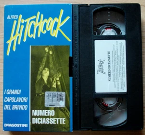 VHS film NUMERO DICIASSETTE i grandi capolavori Alfred Hitchcock DEAGOSTINI. - Picture 1 of 3