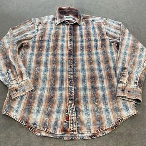 Mountain Khakis Plaid Long Sleeve Shirt Jackson Hole Wyoming Mens M Southwestern - Picture 1 of 11