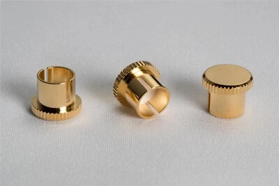 Kontak Audio RCA Gold Plated Copper Noise Stopper Caps (Set of 3) - Image 1 of 2