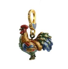 JAY STRONGWATER CHARM ROOSTER SWAROVSKI CRYSTALS NEW NO BOX